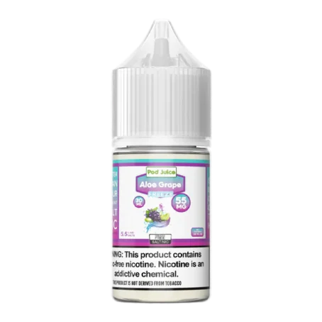 Aloe grape freeze pod juice