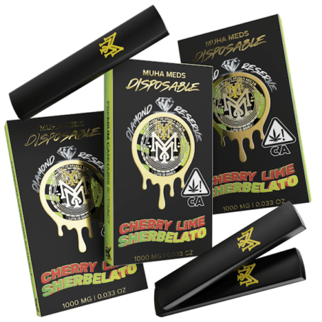 Cherry Lime Sherbalato Diamond Reserve Disposable 1,000mg