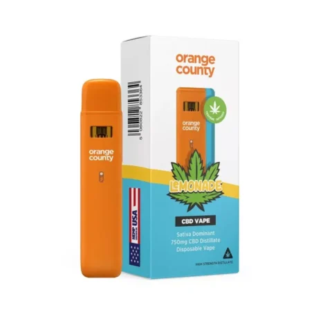 Lemonade – 750mg CBD Terpene Disposable Vape | Orange County CBD (UK Legal)