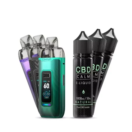 Natural CBD Vape Pack with OXVA Vprime | Pure CBD Vape Kit UK