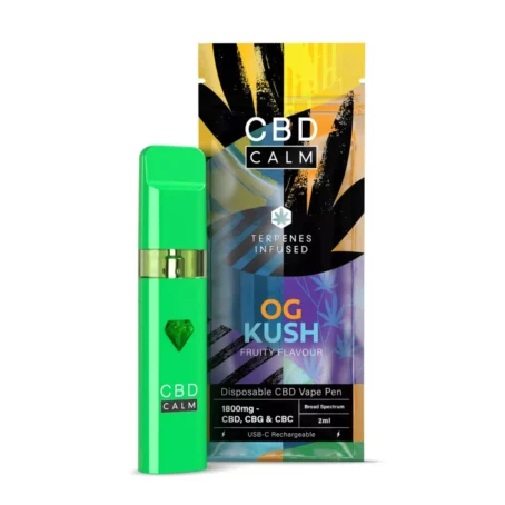 O.G Kush CBD Terpenes 1800mg | High Strength Disposable Vape UK