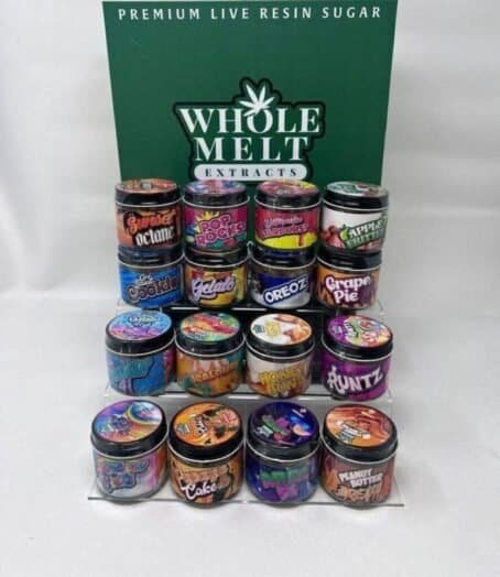 Whole Melt Extracts Rosin 16 variety flavor