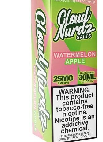 cloud nurdz watermelon apple salt