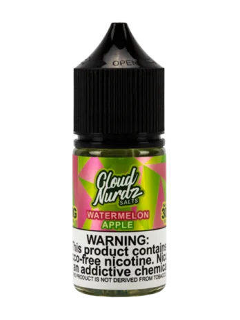 cloud nurdz watermelon apple salt