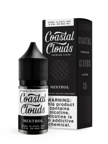 coastal clouds menthol salt nic