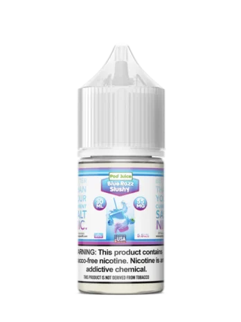 pod juice blue razz slushy