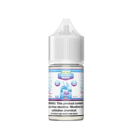 pod juice blue razz slushy