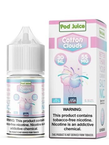 pod juice cotton clouds